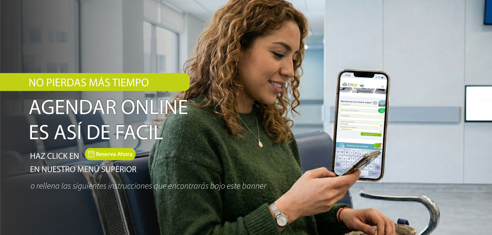 No pierdas tiempo. Agendar Online es así de fácil