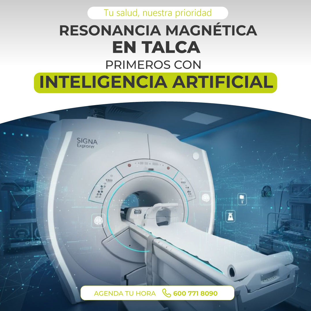 Resonancia Magnética en Talca. Primeros con Inteligencia Artificial