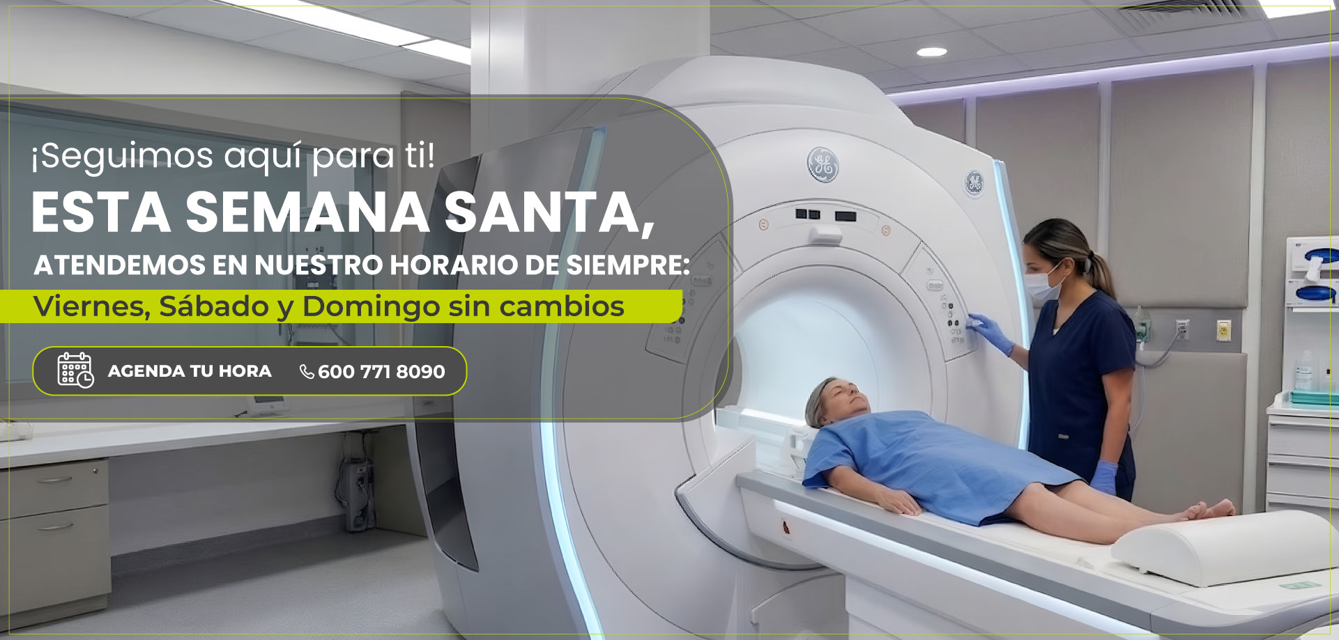 Esta semana santa atendemos en nuestro horario de siempre.